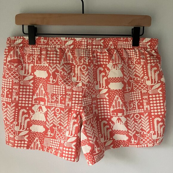 Patagonia Baggies Pink Graphic Print Shorts Size XXL - 3” inseam - Picture 2 of 4